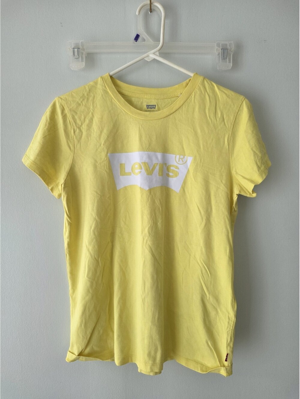 Levi's Yellow Pullover T-Shirt Short Sleeves Unisex Men's Women's M